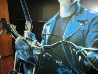 TERMINATOR 2 LIFE SIZE STANDEE.  7 FT.  TALL 3 DIMENSIONAL COOL & VERY RARE. 2