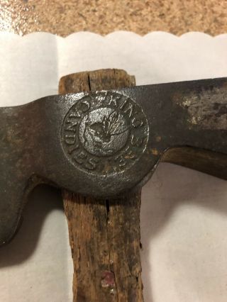 Antique Extremely Rare vintage early PLUMB King Bees Candies Hatchet Axe. 2
