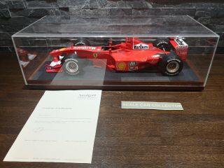 Ferrari F1 2000 Schumacher 1/8 Scale By Amalgam - Rare Fia & Suzuka Winning Car