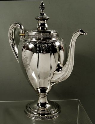 Dominick & Haff Sterling Coffee Pot c1900 - 36 Ounces 2