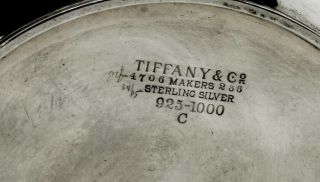 Tiffany Sterling Cellini Pitcher c1902 - No Mono - 36 Ounces 10