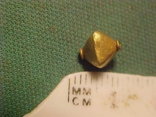 Roman solid gold bead circa 100 - 400 AD. 4
