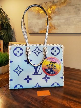 Rare Louis Vuitton Giant Onthego On The Go Tote Hawaii 
