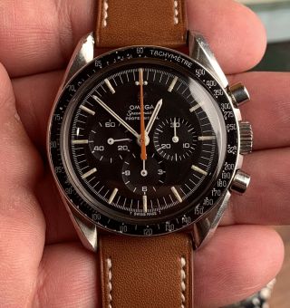 Vintage Omega Orange Sweep Speedmaster 321 Pre - Moon From 1967 145012 - 012 $1 Res