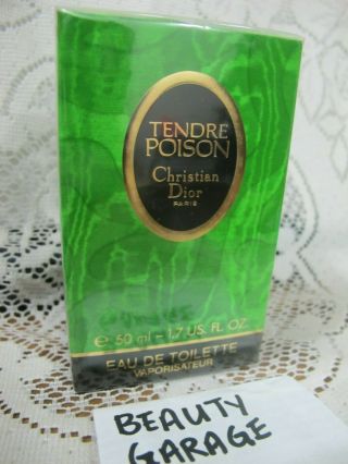 Rare Christian Dior Tendre Poison 50ml 1.  7 Oz Women Vintage Perfume Spray