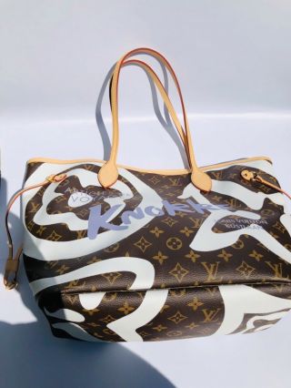 Auth ULTRA RARE LOUIS VUITTON Tahitienne Knokke CITIES neverfull bag 11
