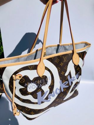 Auth ULTRA RARE LOUIS VUITTON Tahitienne Knokke CITIES neverfull bag 3