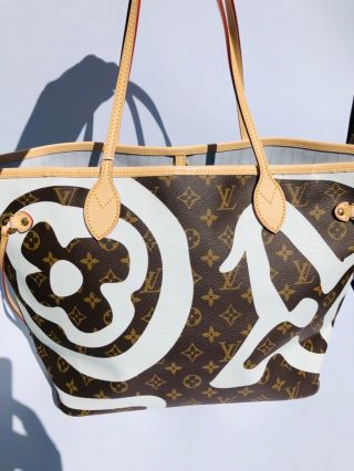 Auth ULTRA RARE LOUIS VUITTON Tahitienne Knokke CITIES neverfull bag 7