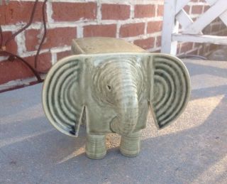 Lisa Larson Gustavsberg Pottery Sweden Rare Vintage Elephant 2