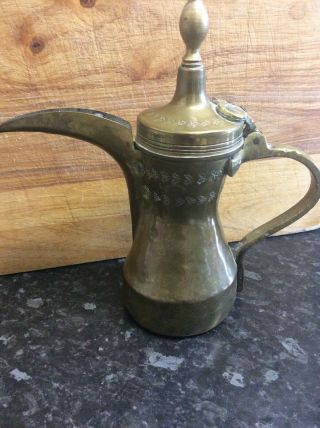 Antique Arabic Islamic Brass /copper Dallah Coffee Pot