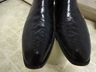 VINTAGE LUCCHESE WESTERN BOOTS MEN 13.  5 B ALLIGATOR GREAT COND NOT MUCH 2