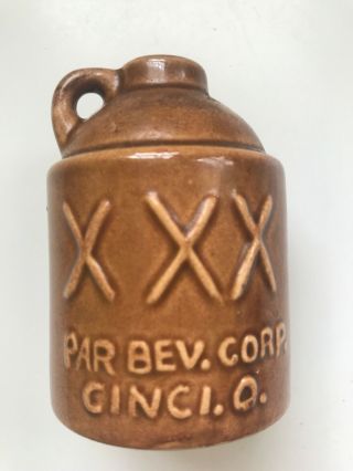 Xxx Moonshine Jug Skonk Juice Par Bev.  Corp.  Cinci.  O.  Extra Strong Very Rare