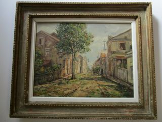 Finest Willem Leendert Van Dijk Painting Brazil Impressionism Vintage 1950 