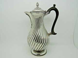 Antique Victorian Silver Coffee pot London 1884 – Edward Hutton 654g QUALITY 4