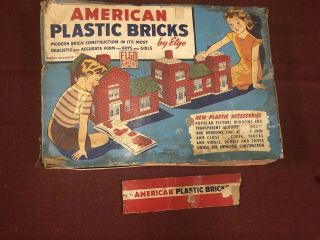 Elgo American Plastic Bricks Set No 71 - C Set.  Fast