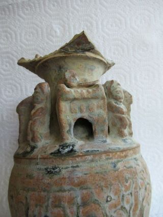 Chinese Jin Dynasty Granary Jar Yueh Ware Model China Dynastic 265 to 420 A.  D. 6