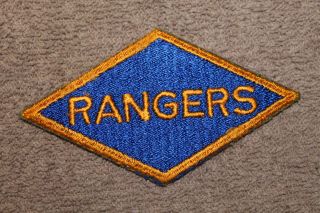 Rare Ww2 U.  S.  Army " Ranger " Uniform Patch From Scrap Book