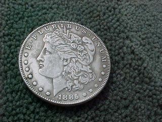 Antique Morgan Cc 1885 Silver Dollar Carson City