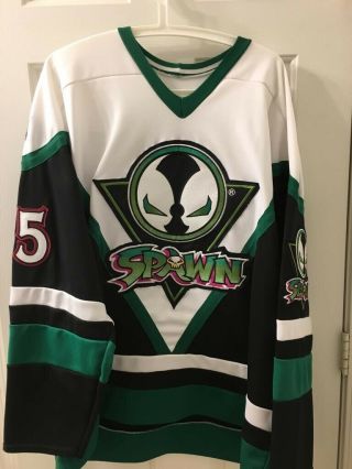 Rare Vintage Spawn Hockey Jersey 2