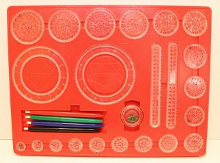 KENNER ' S Spirograph Complete Drawing Set VTG In 3