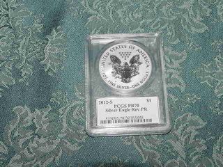 REVERSE PROOF SILVER EAGLE SET Mercanti signed VERY RARE 2006 2011 2012 - S 2013 - W 7