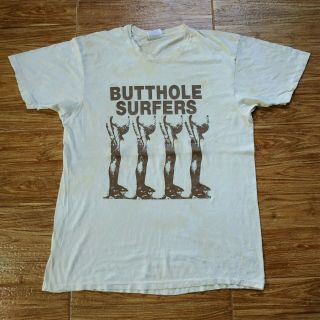 Rare Vintage Butthole Surfers 90s Not A Reprint Rock T Shirt Size L