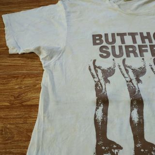 Rare Vintage Butthole Surfers 90s Not A Reprint Rock T Shirt Size L 3