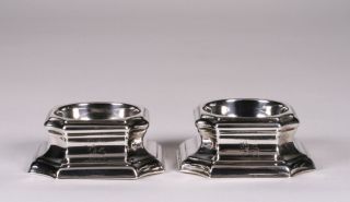 George II Sterling Silver Trencher Salts by James Smith I - London,  1731 12