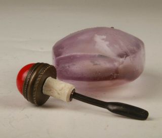 RARE CHINESE AMETHYST SNUFF BOTTLE OLD HAND - SANDED HANDICRAFT ONLY ONE COLLEC 8