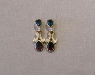 Authentic Vintage Dior Rhinestone Swing Earrings Earrings 2