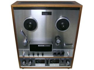 Vintage Teac A - 6010 Auto Reverse 4 Head 2 Speed Reel To Reel Tape Recorder