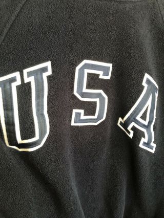 POLO SPORT RALPH LAUREN USA FLEECE JACKET L VARSITY STADIUM FLAG USA VINTAGE 90s 7