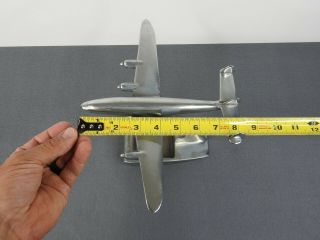 RARE Vintage LOCKHEED CONSTELLATION Ashtray / Metal Desk Top Model Airplane 9