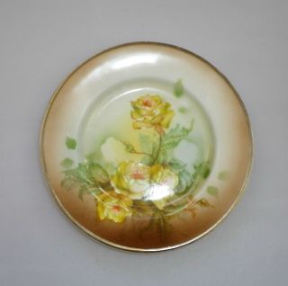 Antique Mz Austria Hand Painted Small Plate