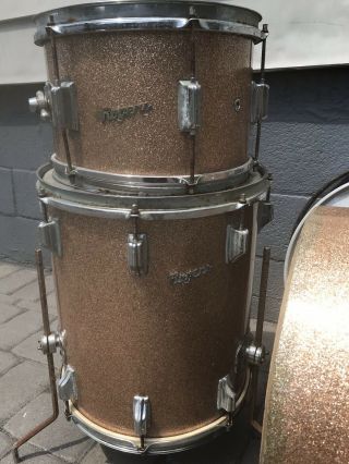 Vintage 1960’s Rogers 3pc Drum Set Kit