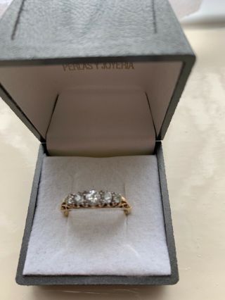 Edwardian 18ct Gold Diamond Ring