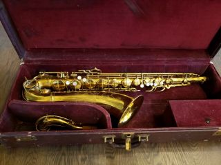 Vintage Conn " Naked Lady " 10m Tenor Saxophone Rolled Tone Holes
