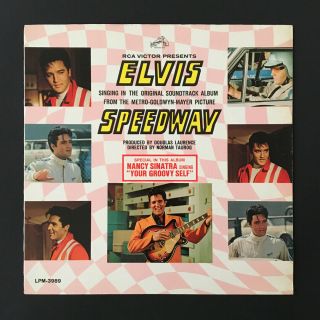 Elvis Presley Speedway Lp Mono Rca Lpm - 3989 Rare Monaural Soundtrack