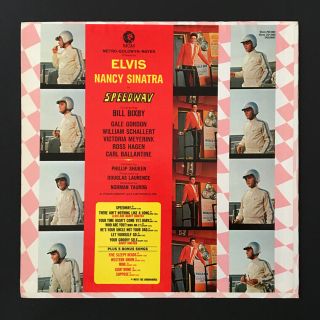 ELVIS PRESLEY Speedway LP MONO RCA LPM - 3989 Rare monaural soundtrack 2