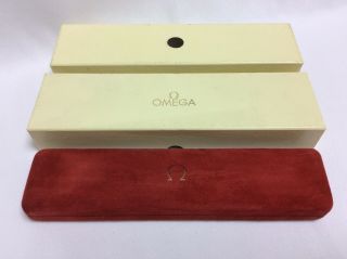 Omega Vintage Long Watch Box Inner And Outer Boxes,