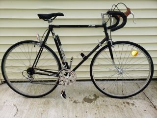 Panasonic Dx - 2000 Bicycle Road Bike Black Vintage 1980s