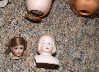 VINTAGE BISQUE GERMAN DOLL HEADS ARMAND MARSELLIE 390N A8M,  S & H 1160 - 3 &more 7