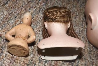 VINTAGE BISQUE GERMAN DOLL HEADS ARMAND MARSELLIE 390N A8M,  S & H 1160 - 3 &more 8
