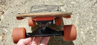 Santa Cruz Jeff Kendall Graffiti Black Skateboard Vintage 80s Tracker trucks 4