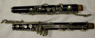 1950 ' s Vintage BUFFET CRAMPON BASS CLARINET to Low Eb - Affordable Quality 2