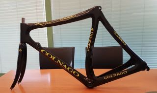 rare NOS COLNAGO CARBON VOLO team MALVOR PAGNIN vintage italian road frameset 6