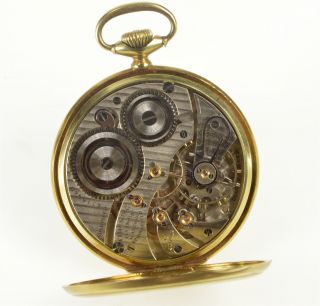 Illinois Time King Movement 17 Jewels 8s Open Face 14K Pocket Watch 17 5