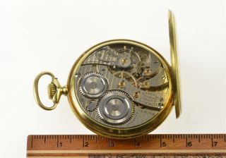 Illinois Time King Movement 17 Jewels 8s Open Face 14K Pocket Watch 17 7