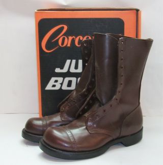 Vintage Old Stock Corcoran Army Jump Boots Brown Sz 7 1/2 Ee Brown 5910