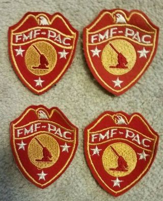 Wwii Fleet Marine Force Pacific (fmf Pac) Anti Aircraft Patches